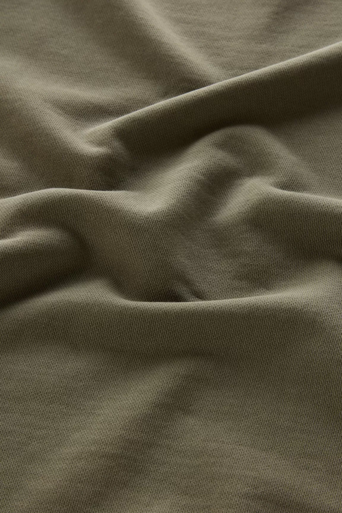 Woolrich Achteraf Geverfde 1830 Sweater Van Puur Katoen Met Ronde Hals Lake Olive Best Sale