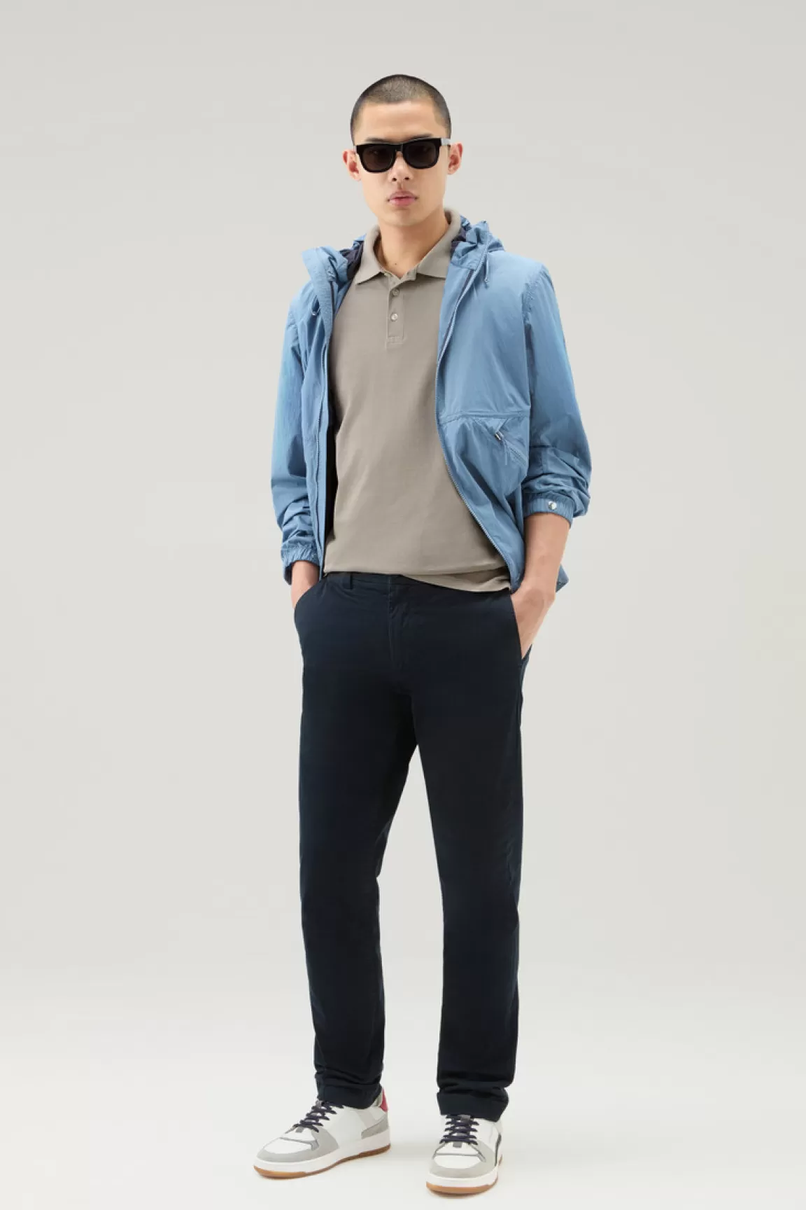 Woolrich Achteraf Geverfde Mackinack-poloshirt Van Katoenpiqué Met Stretch Rope Cheap