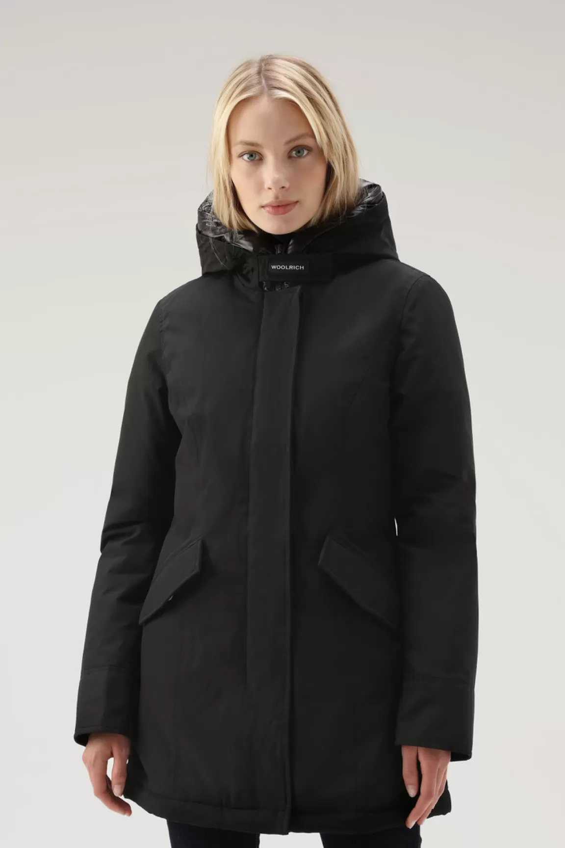 Woolrich Arctic Parka In Ramar Cloth Black Flash Sale