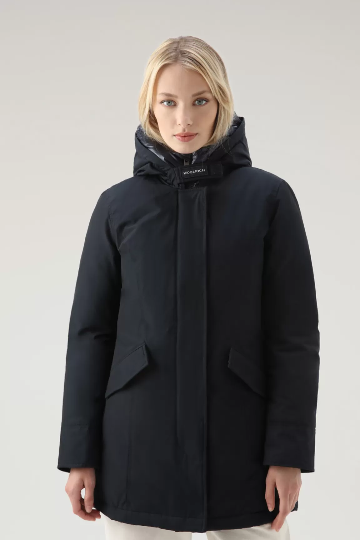 Woolrich Arctic Parka In Ramar Cloth Dark Navy Flash Sale