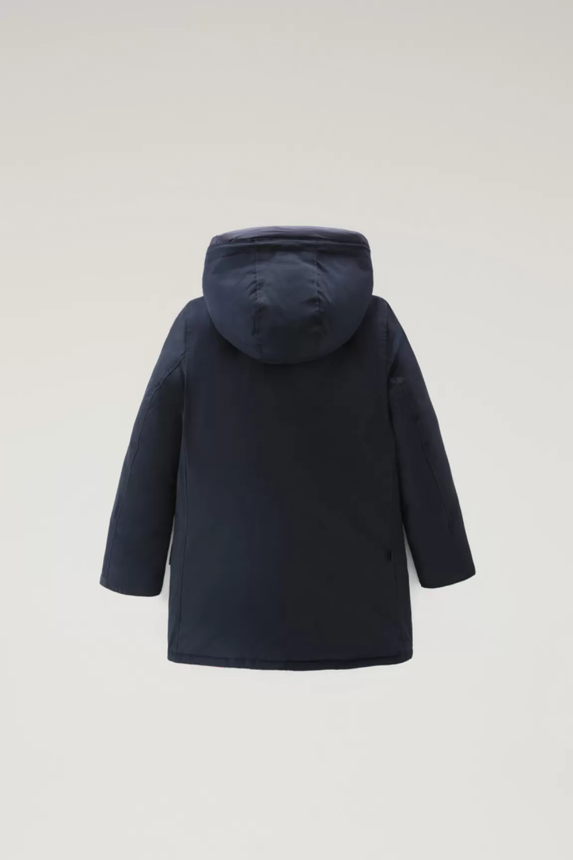 Woolrich Arctic Parka Voor Jongens In Ramar Cloth Melton Blue Best