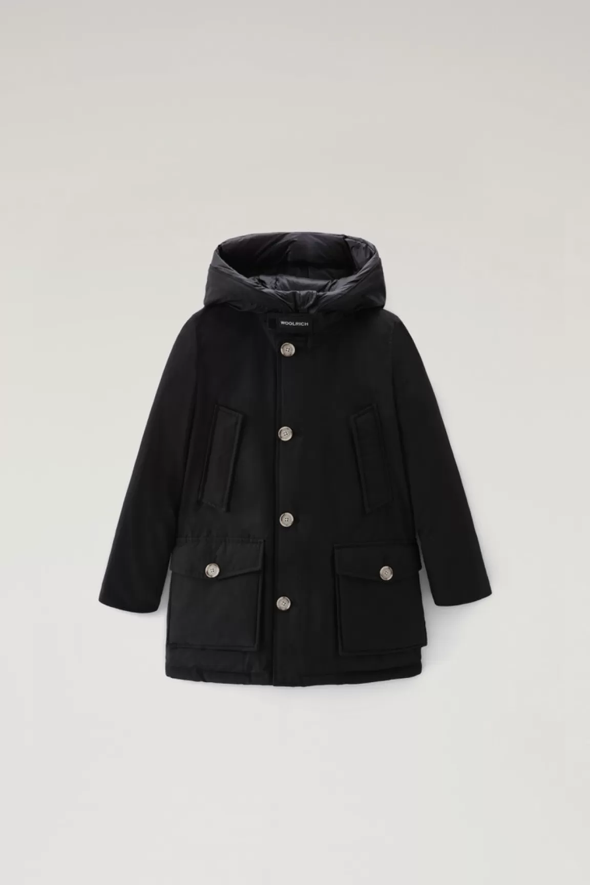 Woolrich Arctic Parka Voor Jongens In Ramar Cloth Black Shop