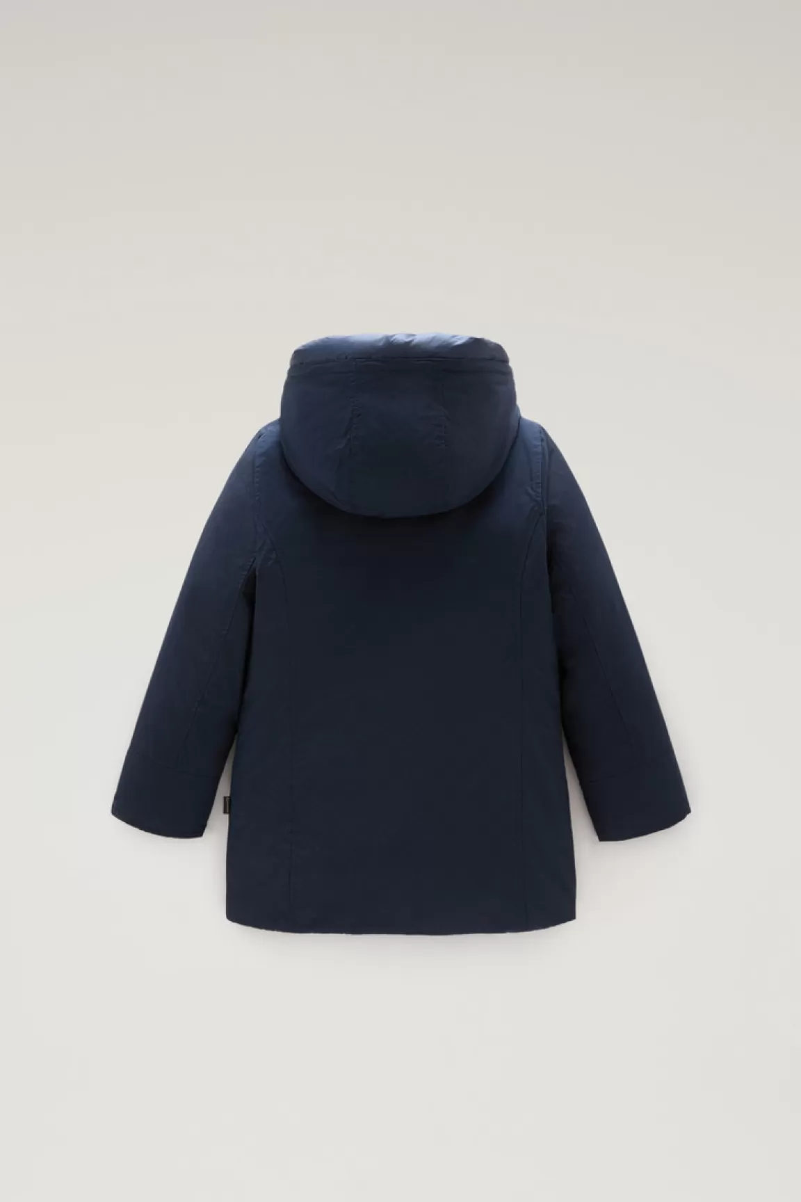 Woolrich Arctic Parka Voor Meisjes In Ramar Cloth Melton Blue Fashion