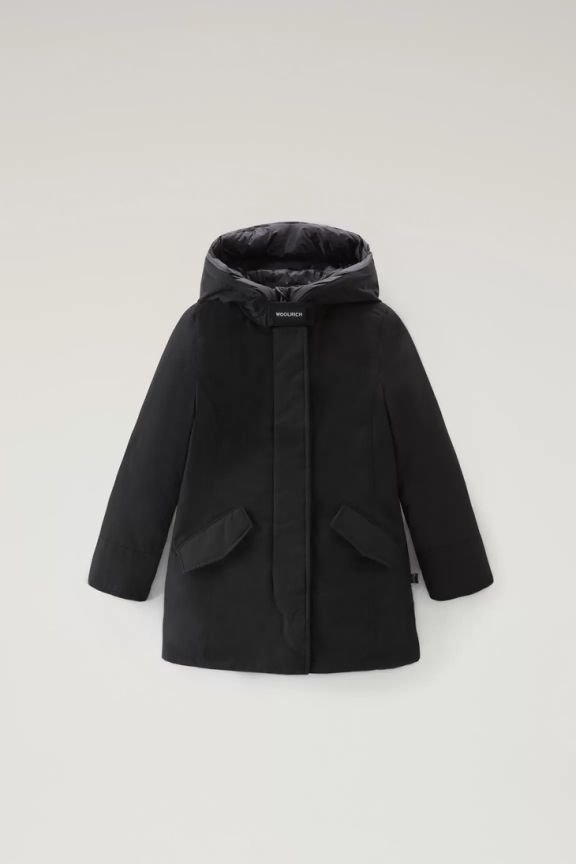 Woolrich Arctic Parka Voor Meisjes In Ramar Cloth Black Cheap