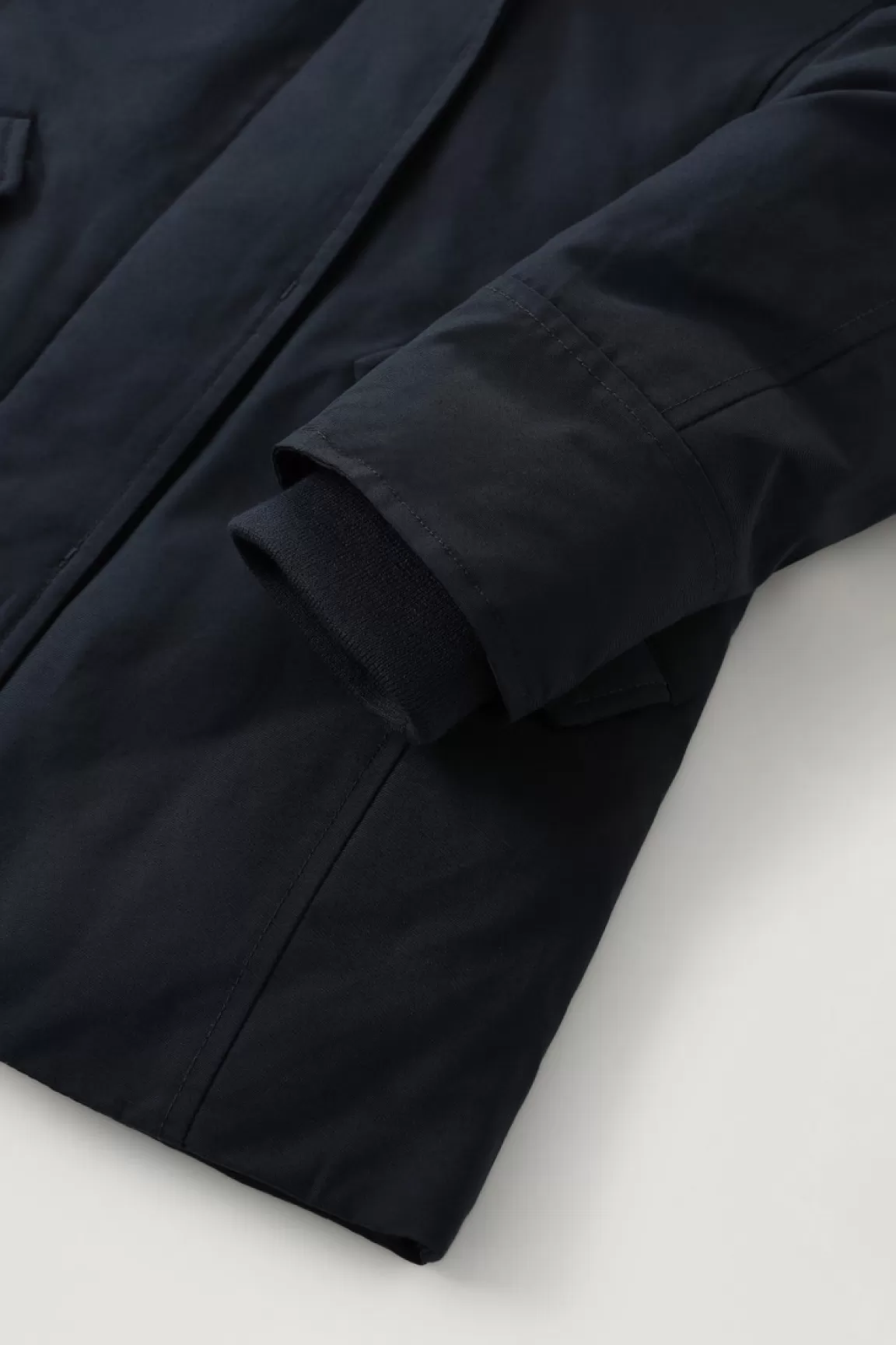 Woolrich Arctic Parka Voor Meisjes Met Afneembare Rand Van Namaakbont Melton Blue Best Sale