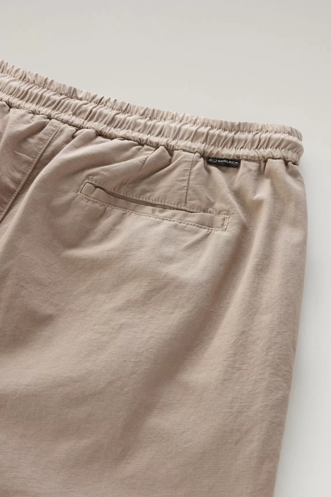 Woolrich Cargobroek Van Een Mix Van Achteraf Geverfd Katoen En Linnen Rope Store