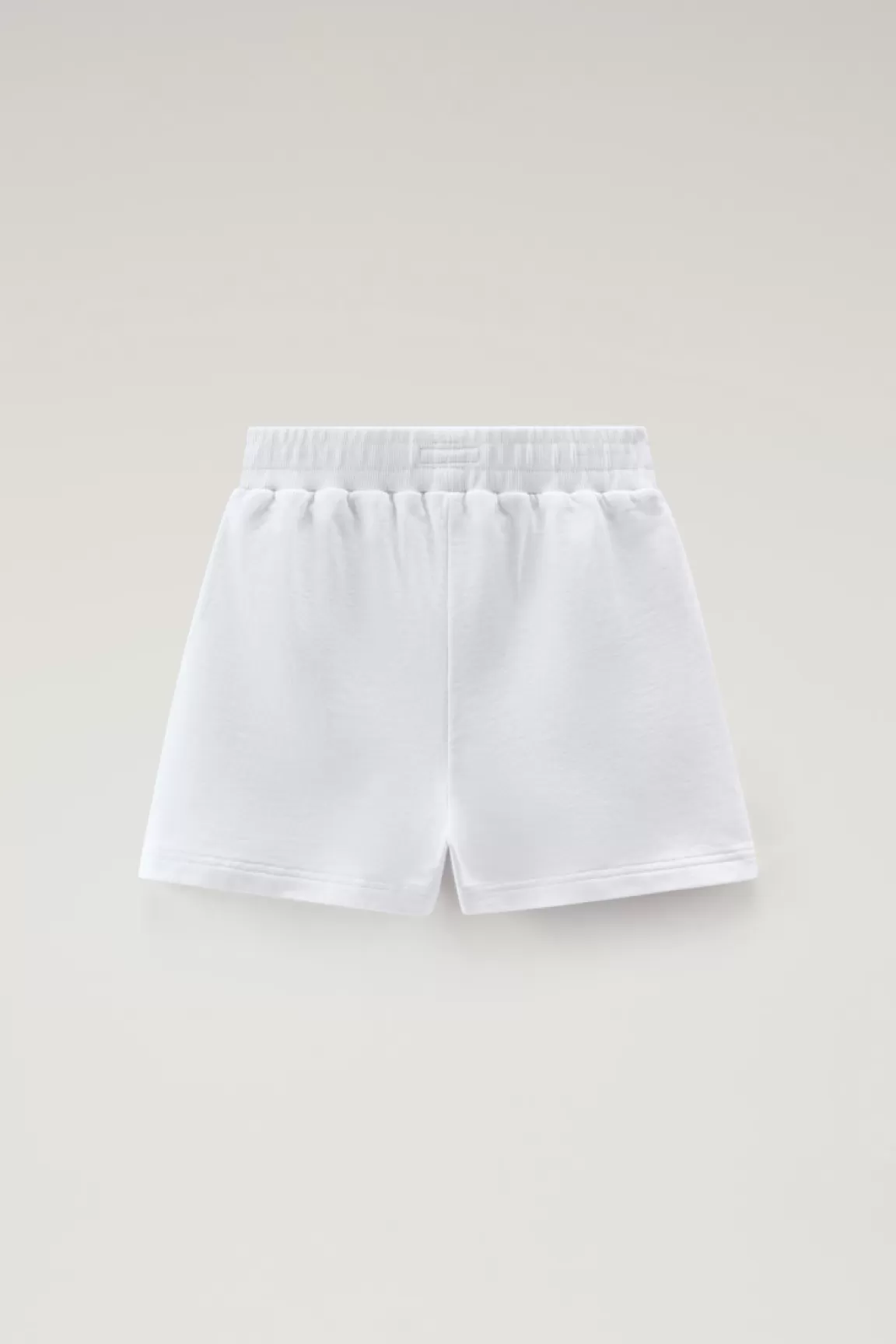 Woolrich Meisjeshort Van Zuiver Badstof Katoen Bright White Sale