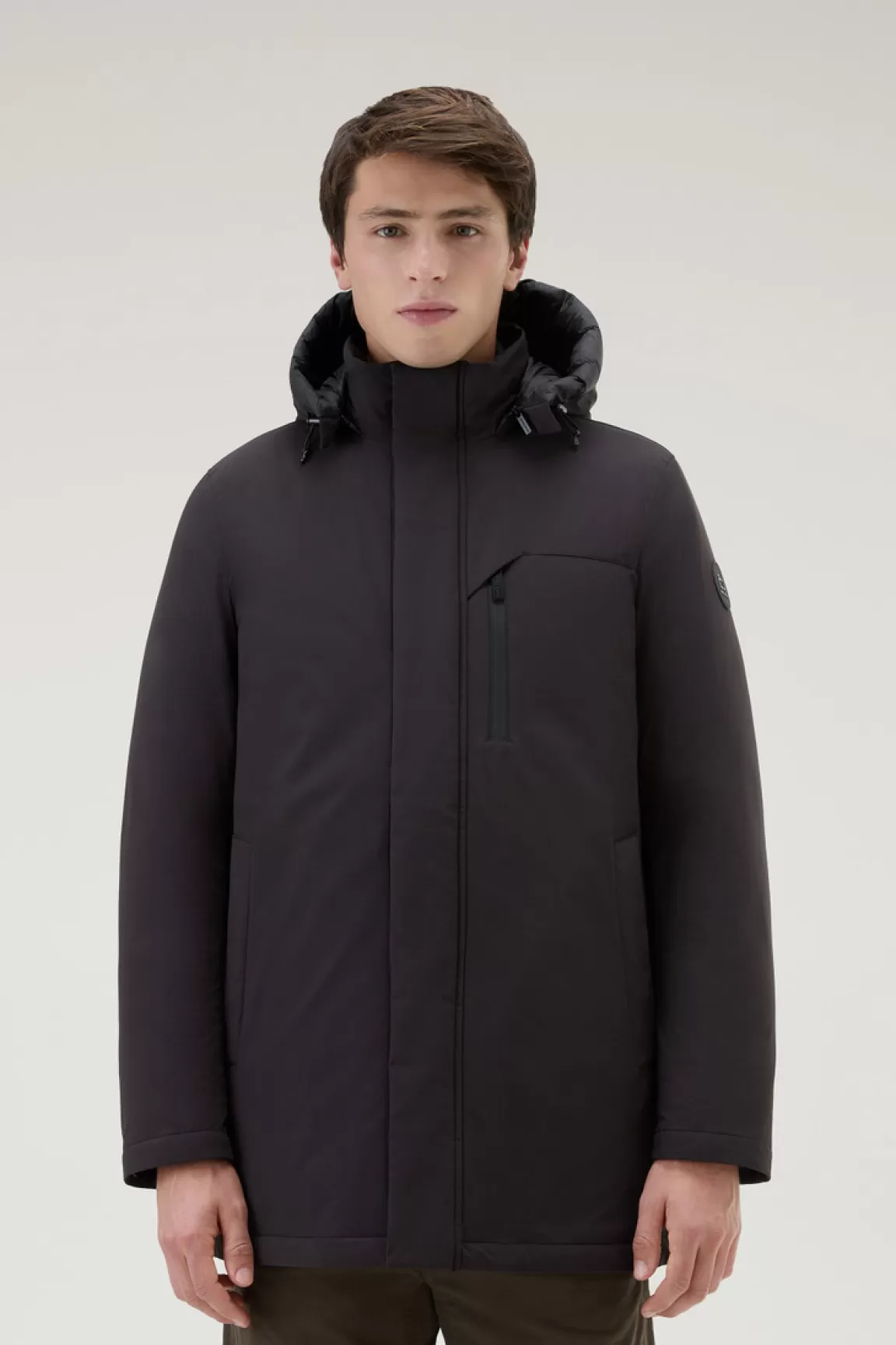 Woolrich Mountain Parka Van Stretchnylon Black Online