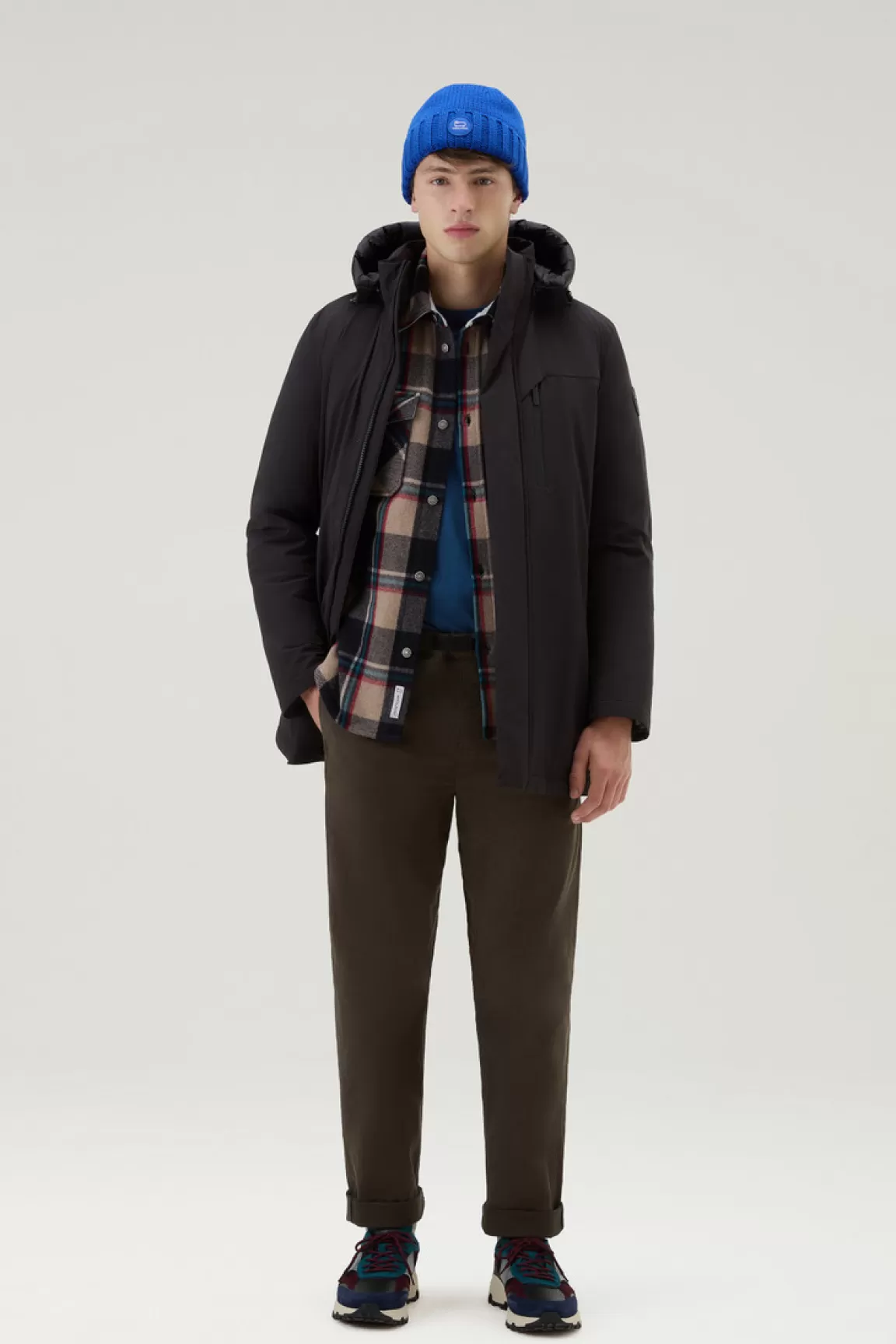 Woolrich Mountain Parka Van Stretchnylon Black Online