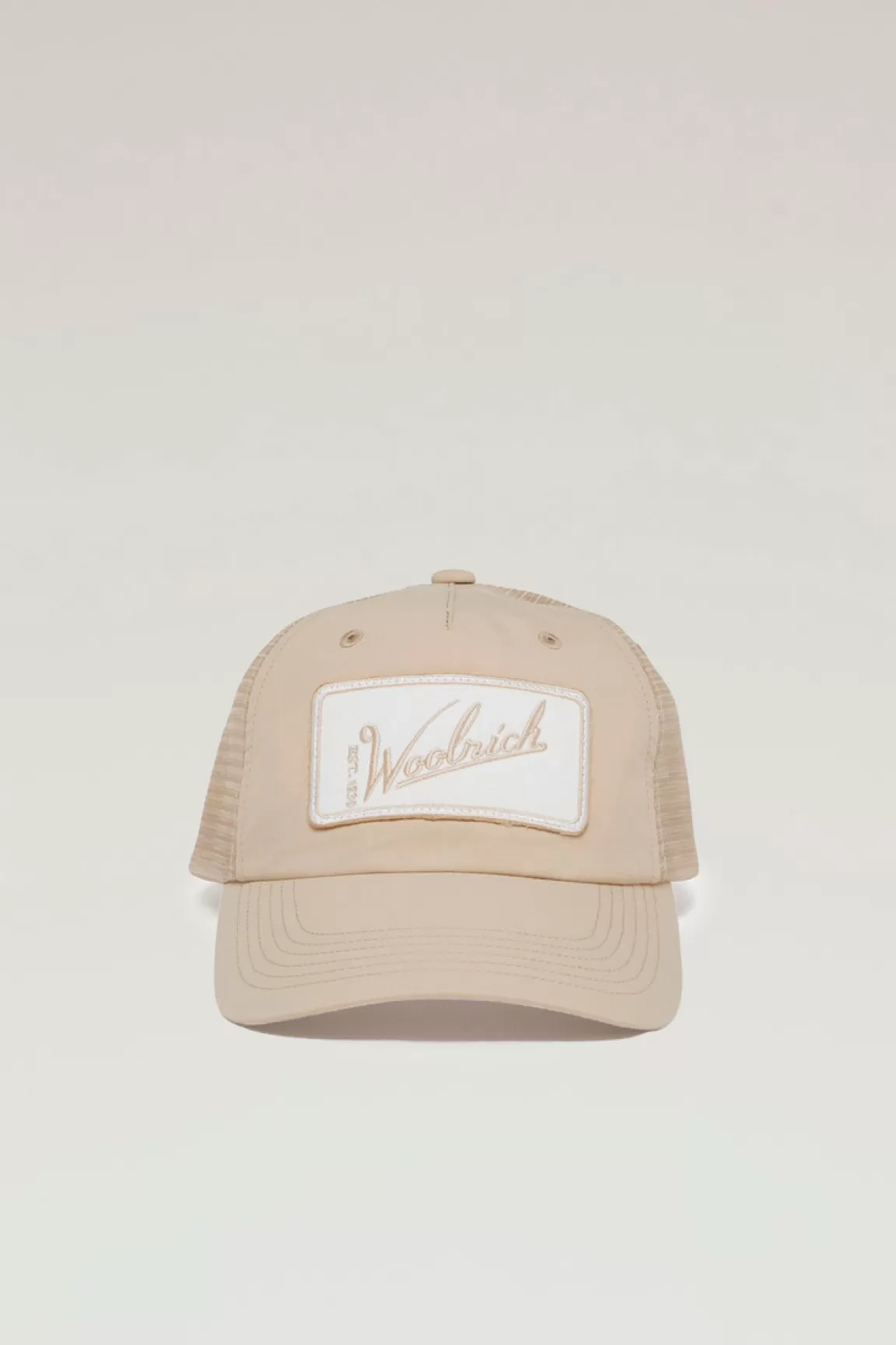 Woolrich Muts Met Logo Van CORDURA-nylon En Typewriter-katoen Beige Best