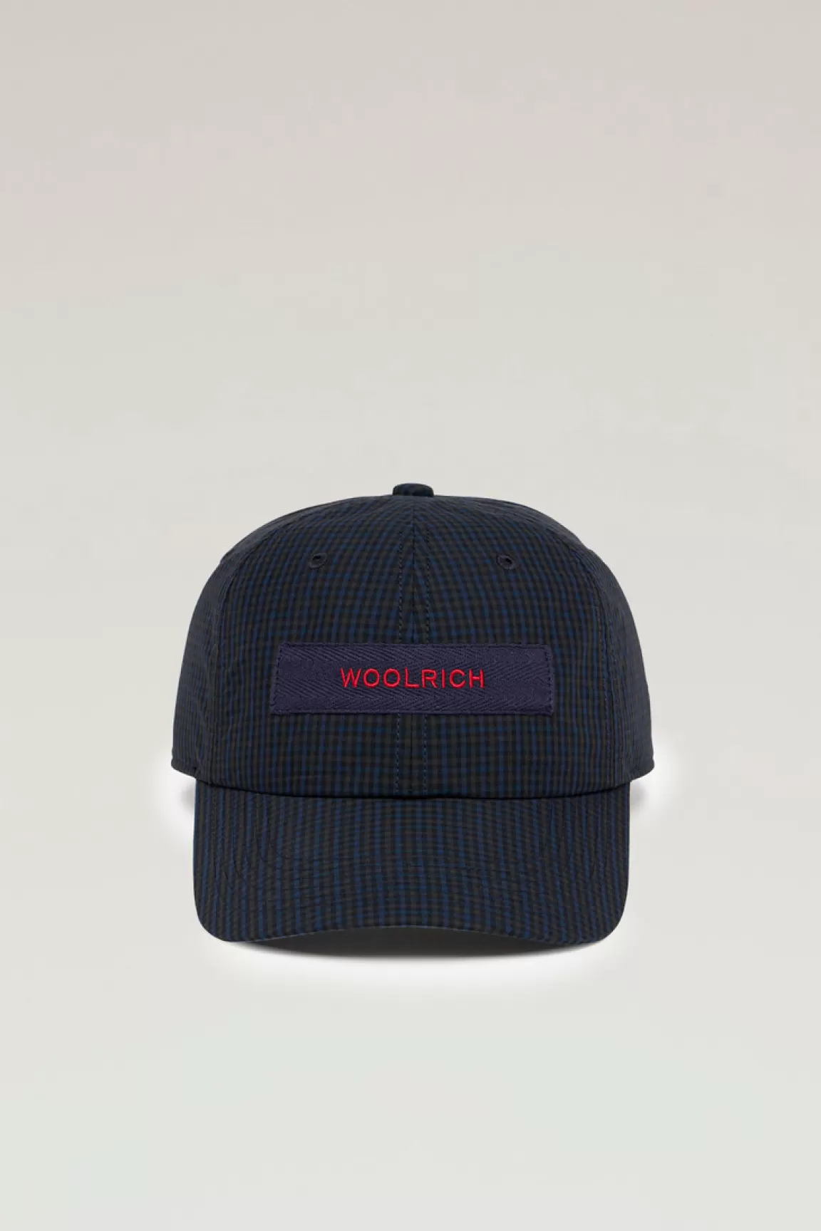 Woolrich Muts Van Mix Van CORDURA-nylon En Typewriter-katoen Navy Check Store