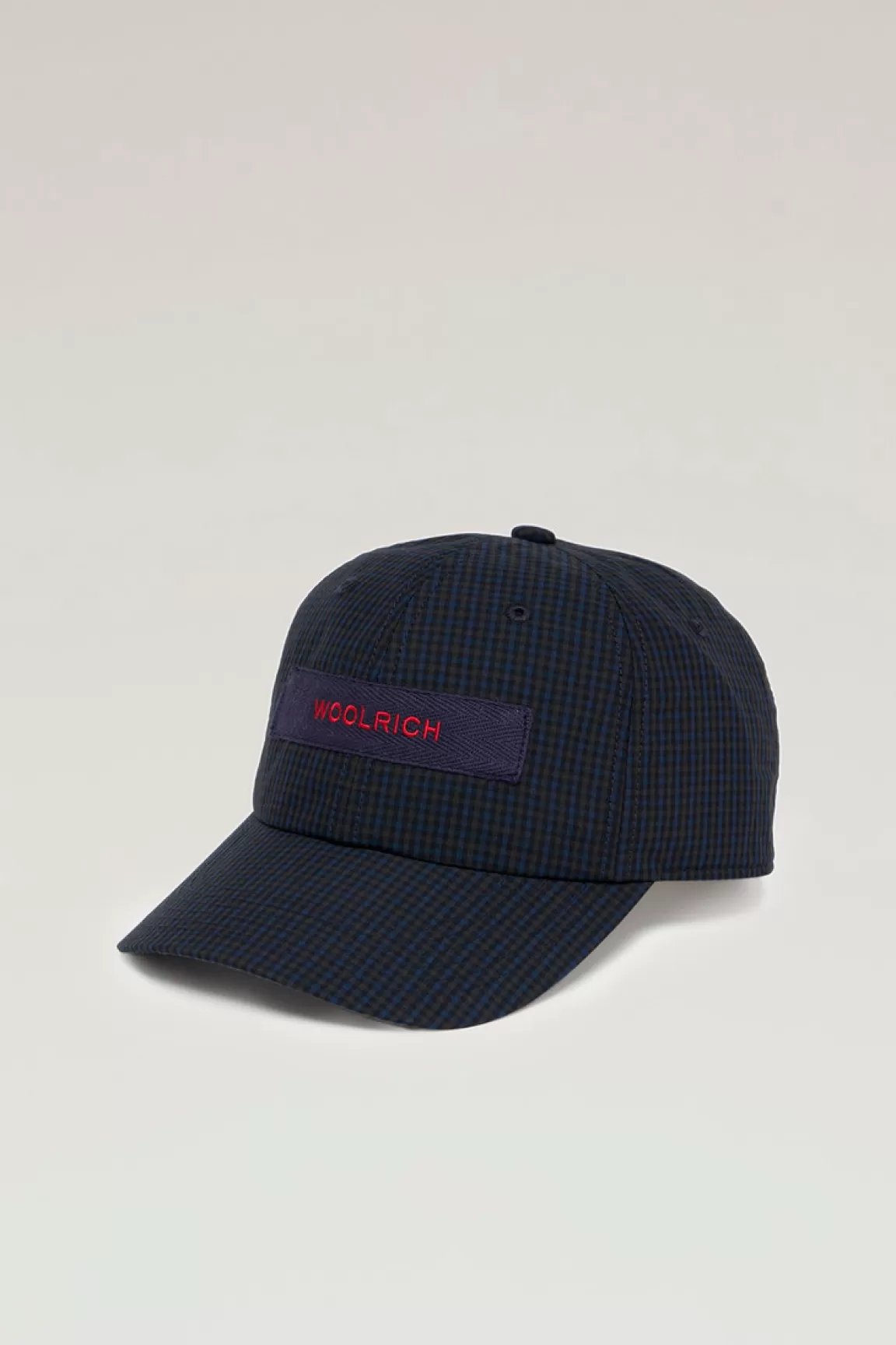Woolrich Muts Van Mix Van CORDURA-nylon En Typewriter-katoen Navy Check Store