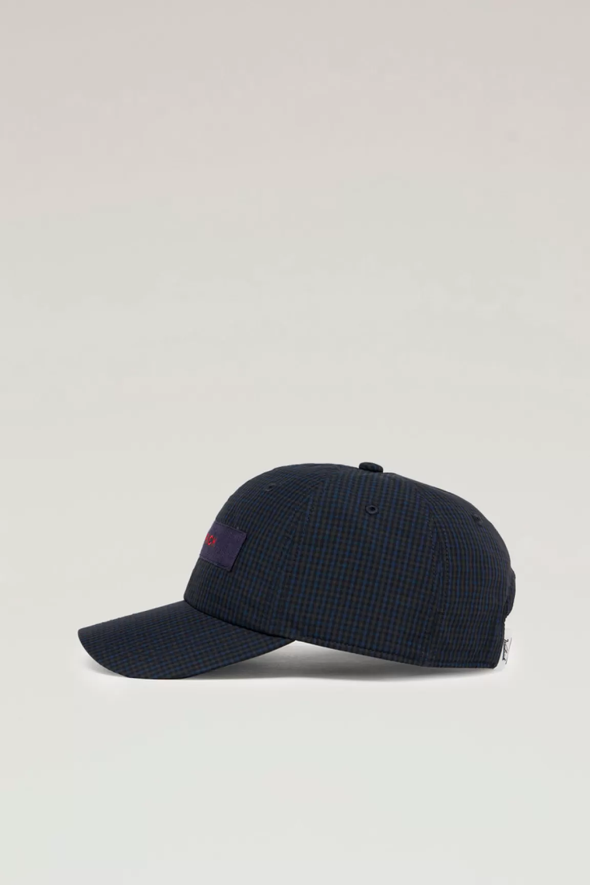 Woolrich Muts Van Mix Van CORDURA-nylon En Typewriter-katoen Navy Check Store
