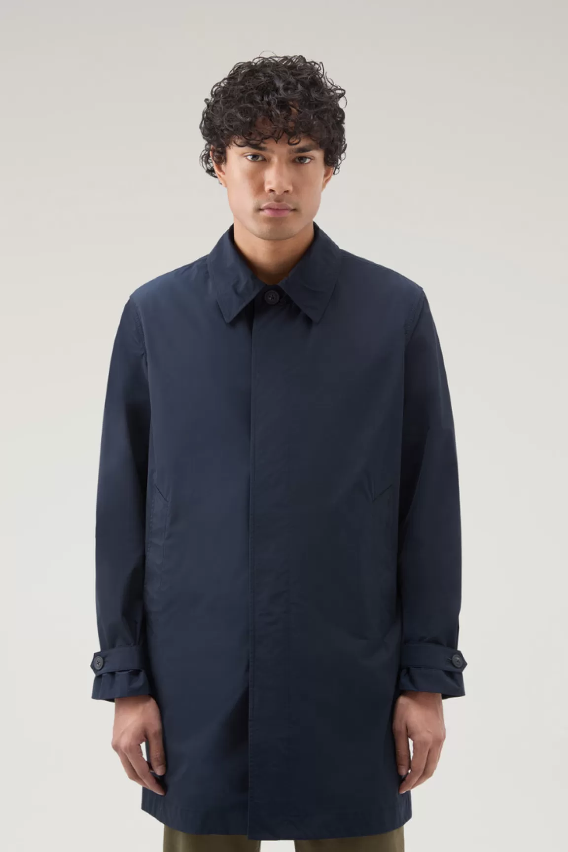 Woolrich New City Mantel Van Urban Touch Melton Blue Online