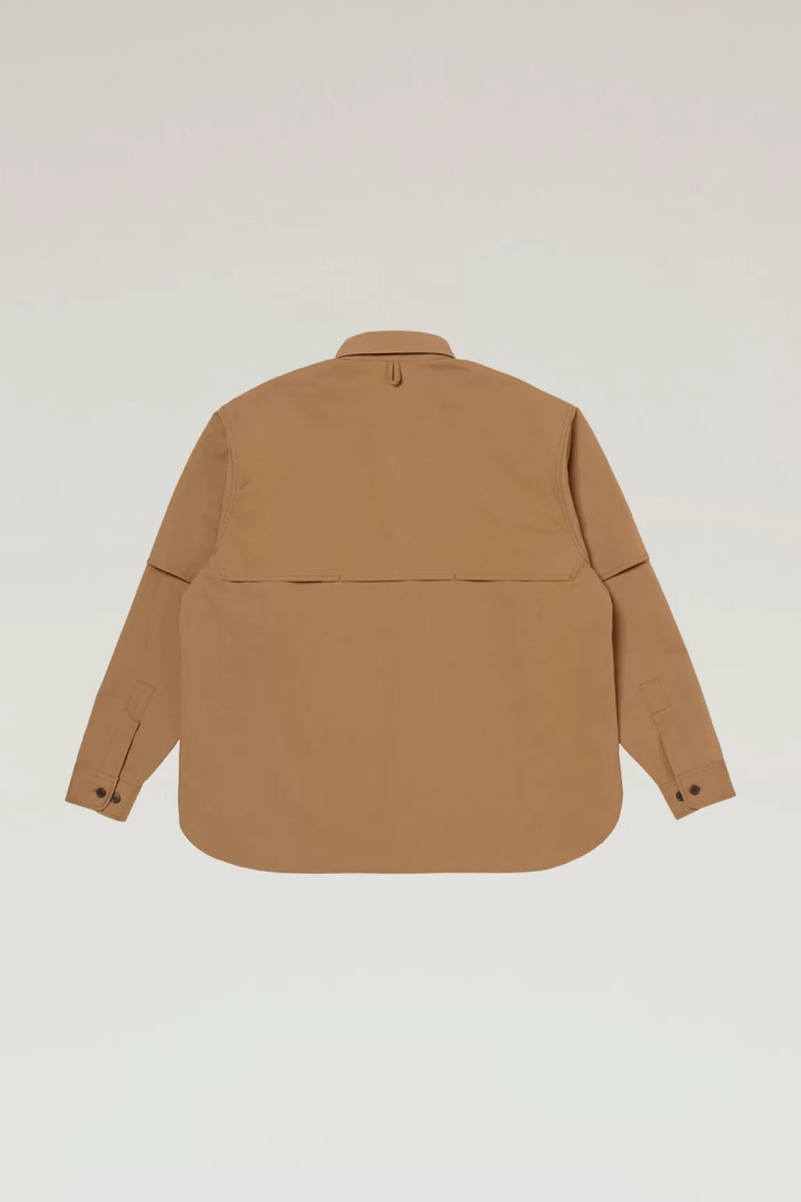 Woolrich Overhemd Van Katoenmix Met Cavalry-keperstof Beige Clearance