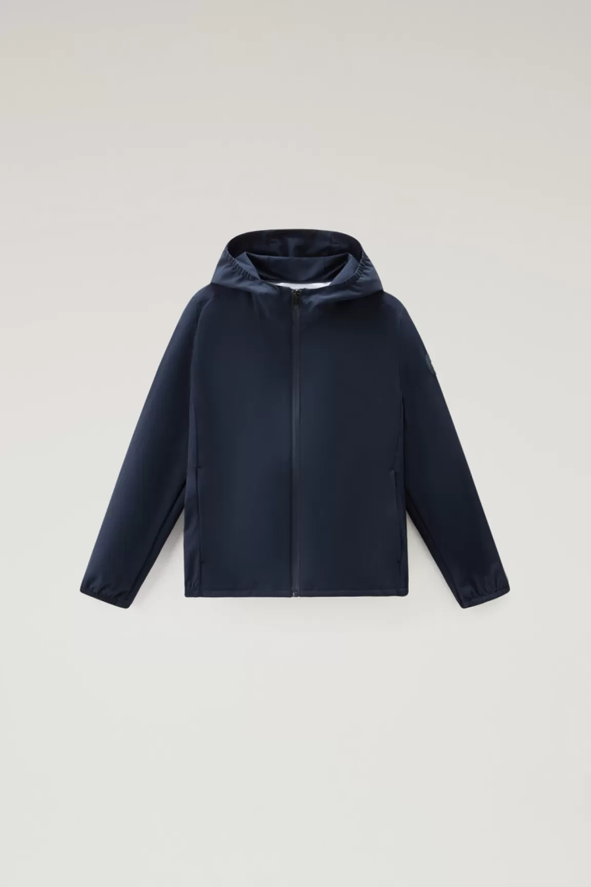 Woolrich Pacific-jack Met Capuchon Voor Jongens Melton Blue Cheap