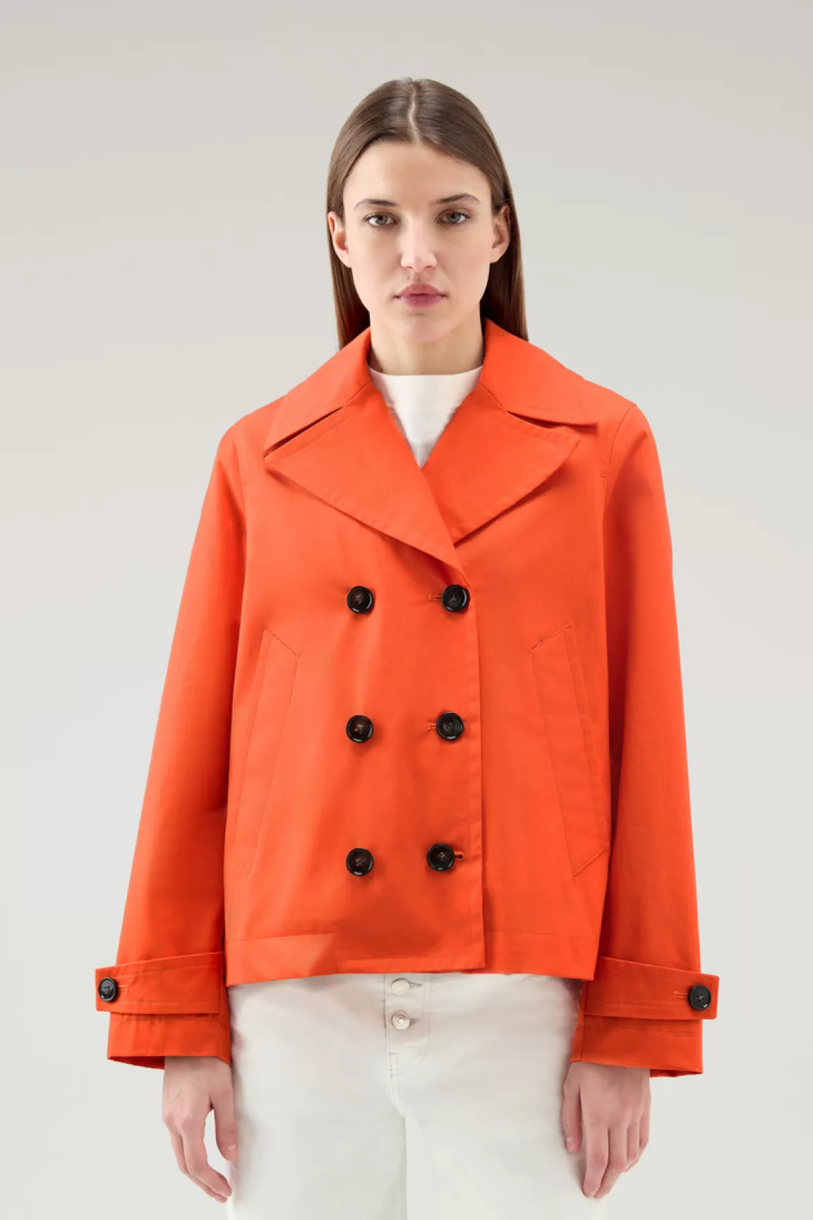 Woolrich Peacoat Havice In Best Cotton Koi Online