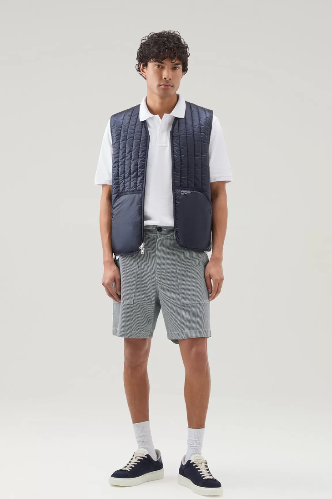 Woolrich Poloshirt Van Zuiver Katoenen Piqué Bright White Best