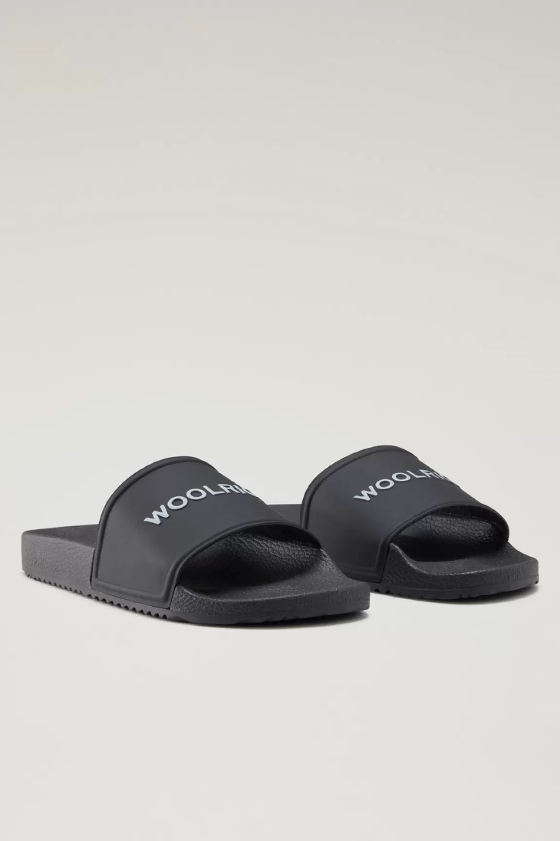 Woolrich Rubberen Slippers Black Clearance