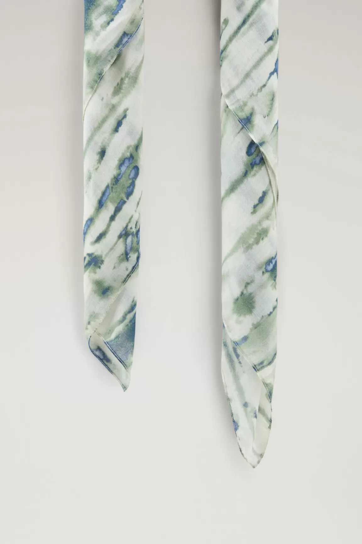 Woolrich Sjaal Van Een Mix Van Modal En Zijde Met Grafische Print Light Oak Cheap