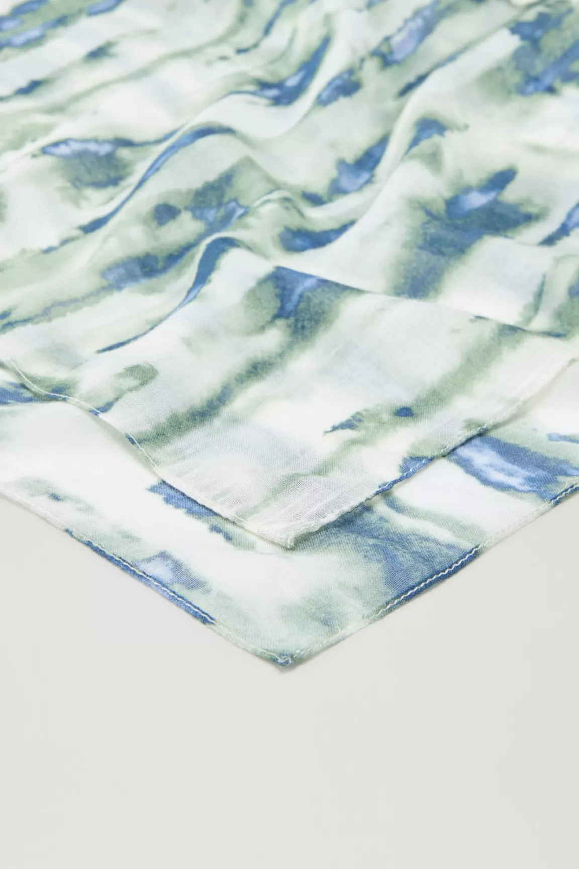 Woolrich Sjaal Van Een Mix Van Modal En Zijde Met Grafische Print Light Oak Cheap