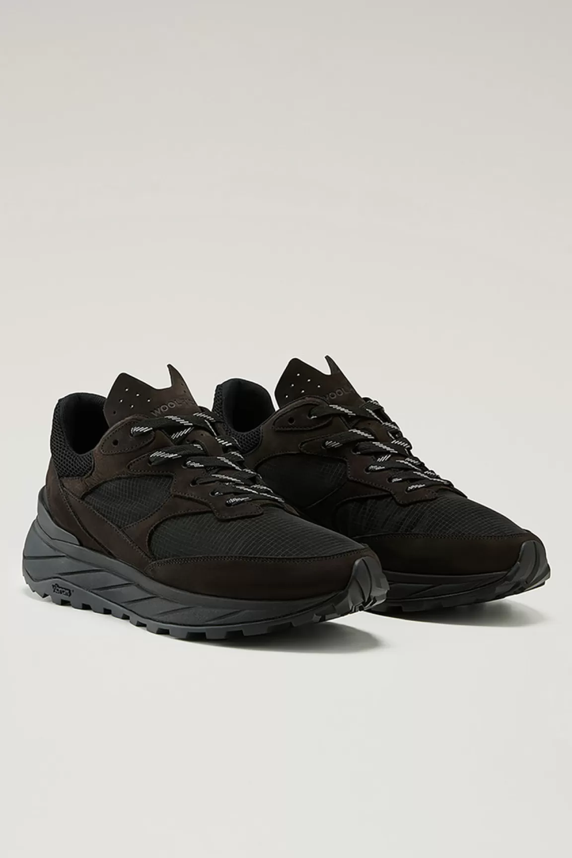 Woolrich Sneakers Van Ripstop-stof Black Black Shop
