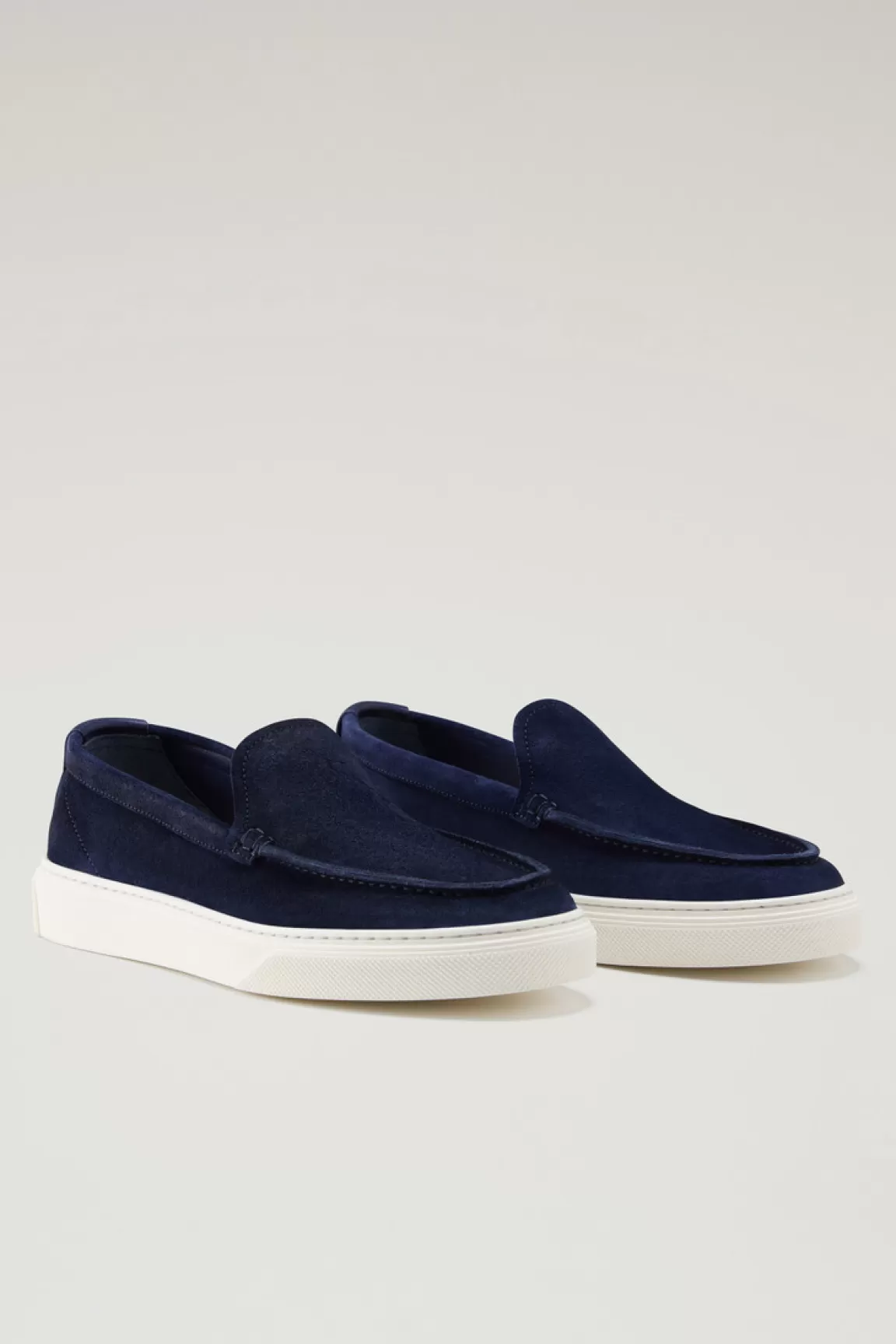 Woolrich Suède Mocassins Blue Store