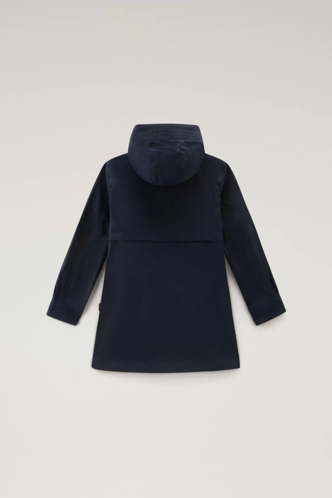 Woolrich Summer Parka Voor Meisjes Van Urban Touch Melton Blue Fashion