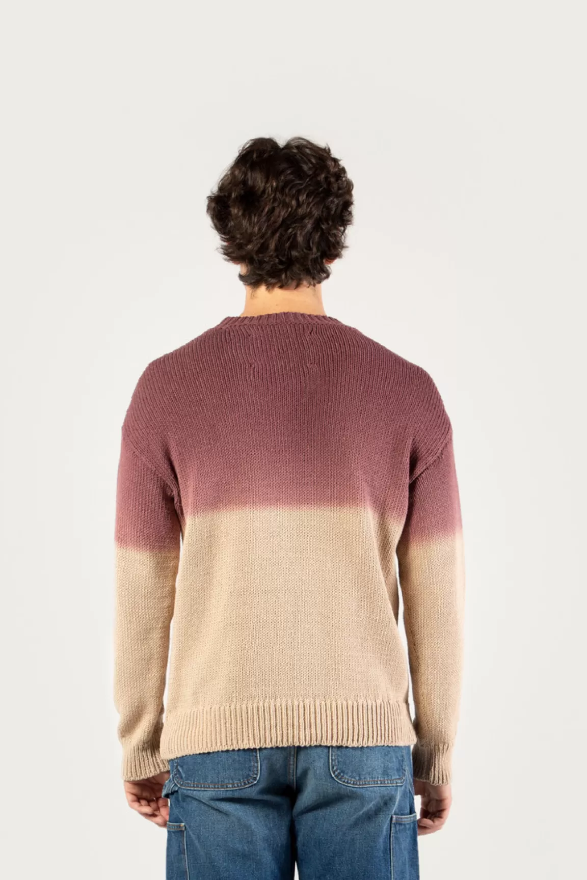 Woolrich Trui Van Katoenmix Met Een Ronde Hals En Ombré-effect - One Of These Days / Sand Discount