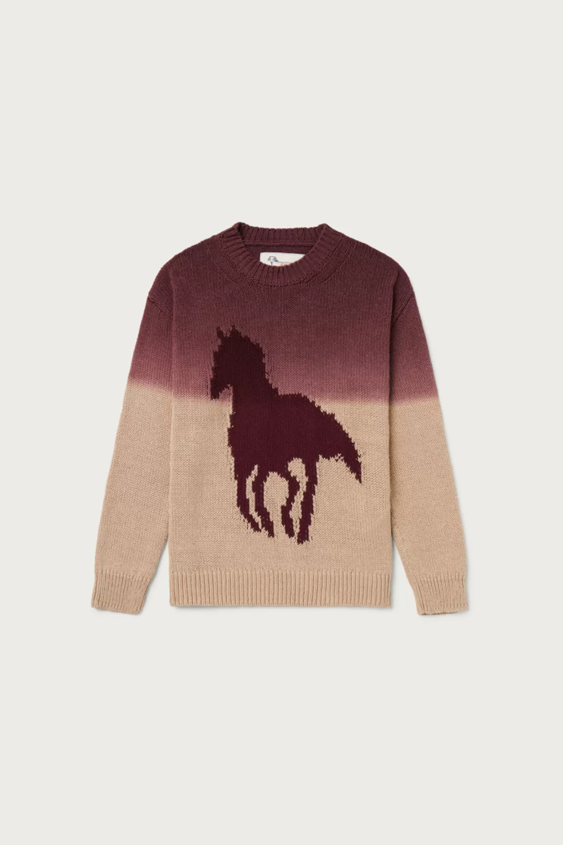 Woolrich Trui Van Katoenmix Met Een Ronde Hals En Ombré-effect - One Of These Days / Sand Discount