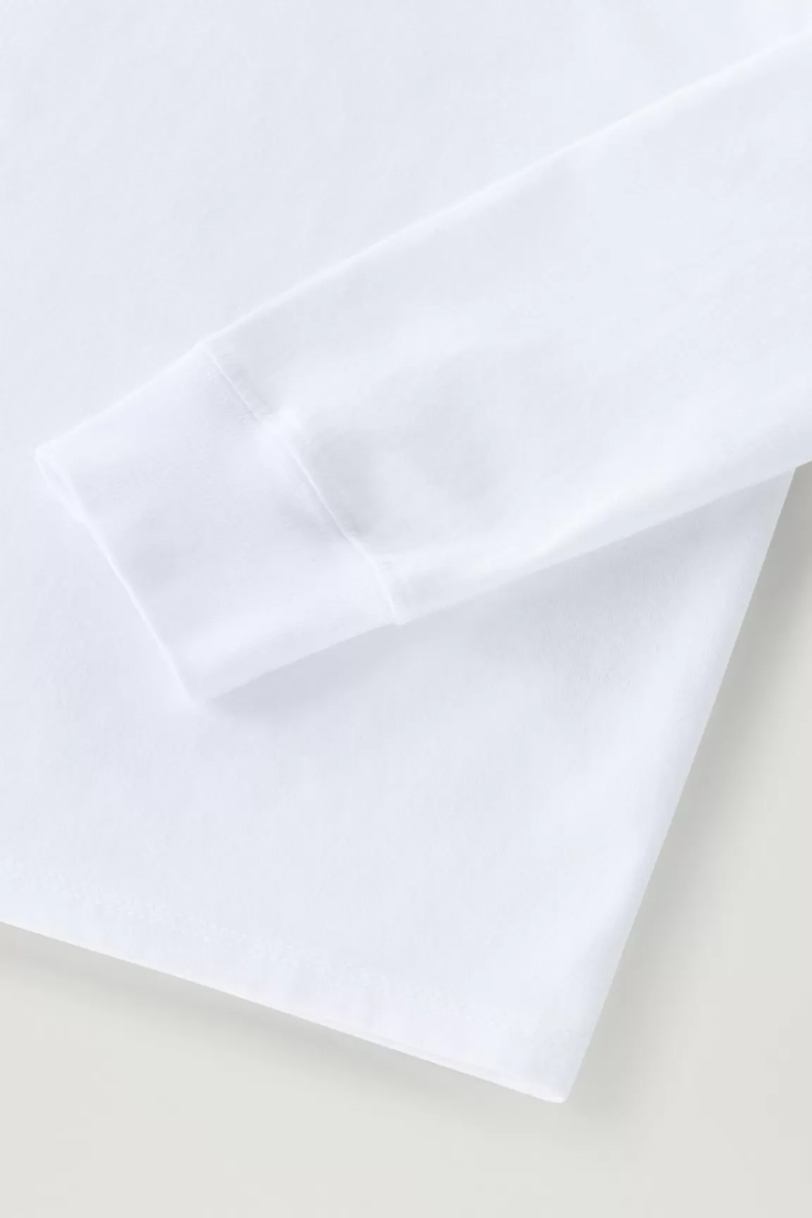 Woolrich T-shirt Met Lange Mouwen Voor Jongens Van Zuiver Katoen Bright White Cheap