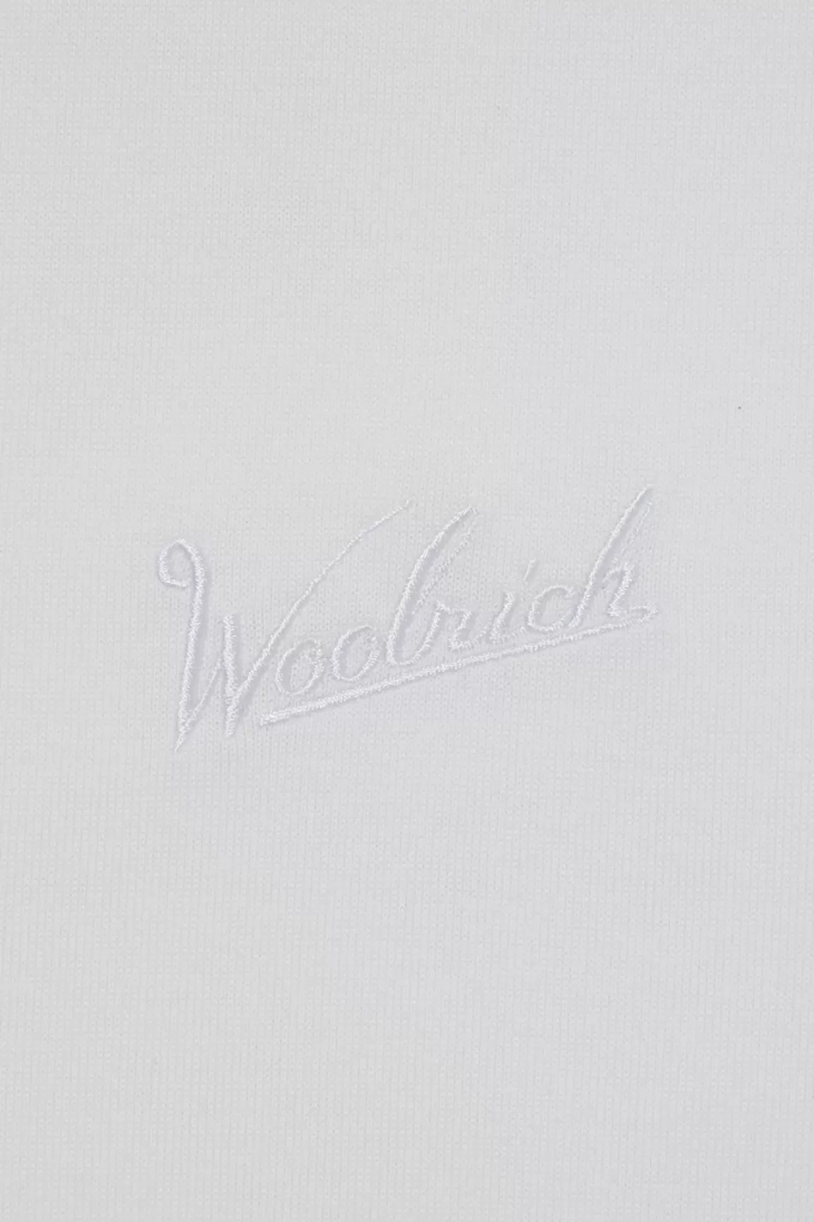 Woolrich T-shirt Van COOLMAX Met Geborduurd Logo White Cheap