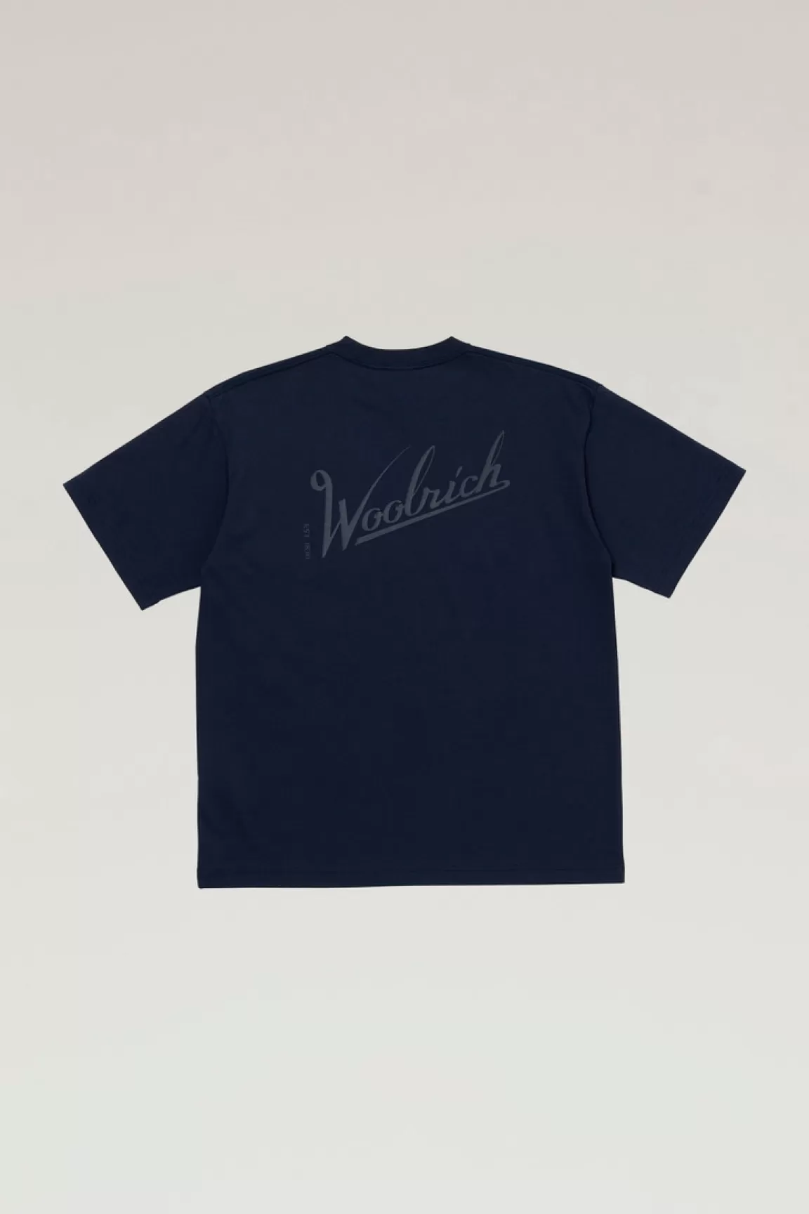 Woolrich T-shirt Van COOLMAX Met Opdruk Navy Store