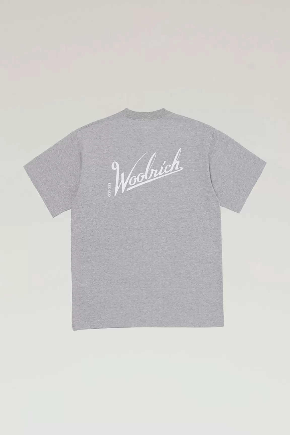 Woolrich T-shirt Van COOLMAX Met Opdruk Grey Cheap