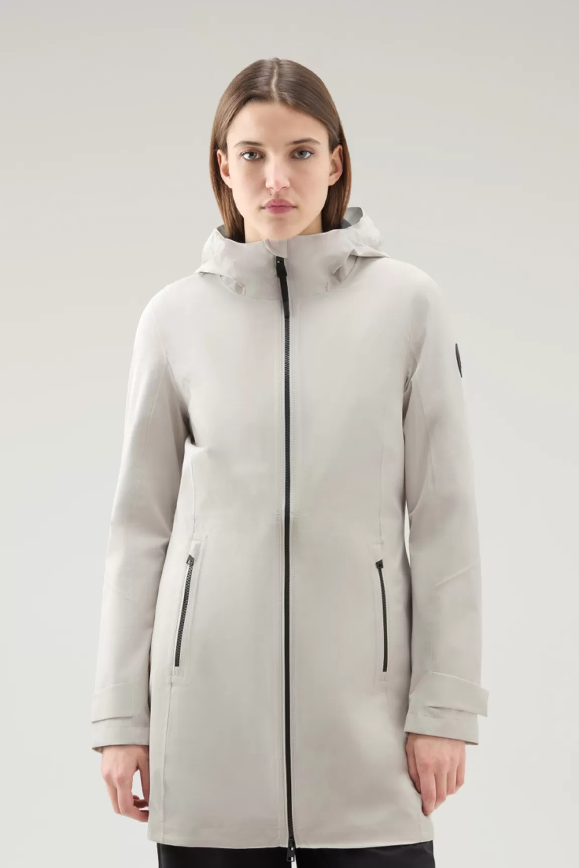 Woolrich Waterdichte, Lichtgewicht Leavitt-parka Met Capuchon Light Oak Best Sale