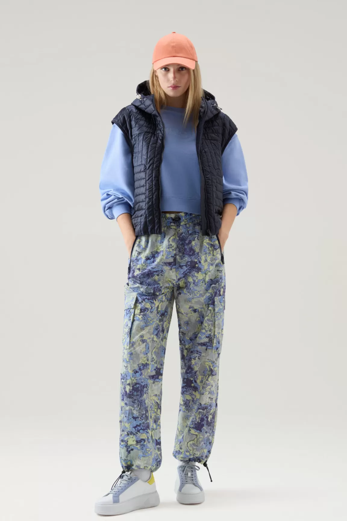Woolrich Zuivere Katoenen Sweater Met Ronde Hals En Geborduurd Logo Sea Breeze Discount